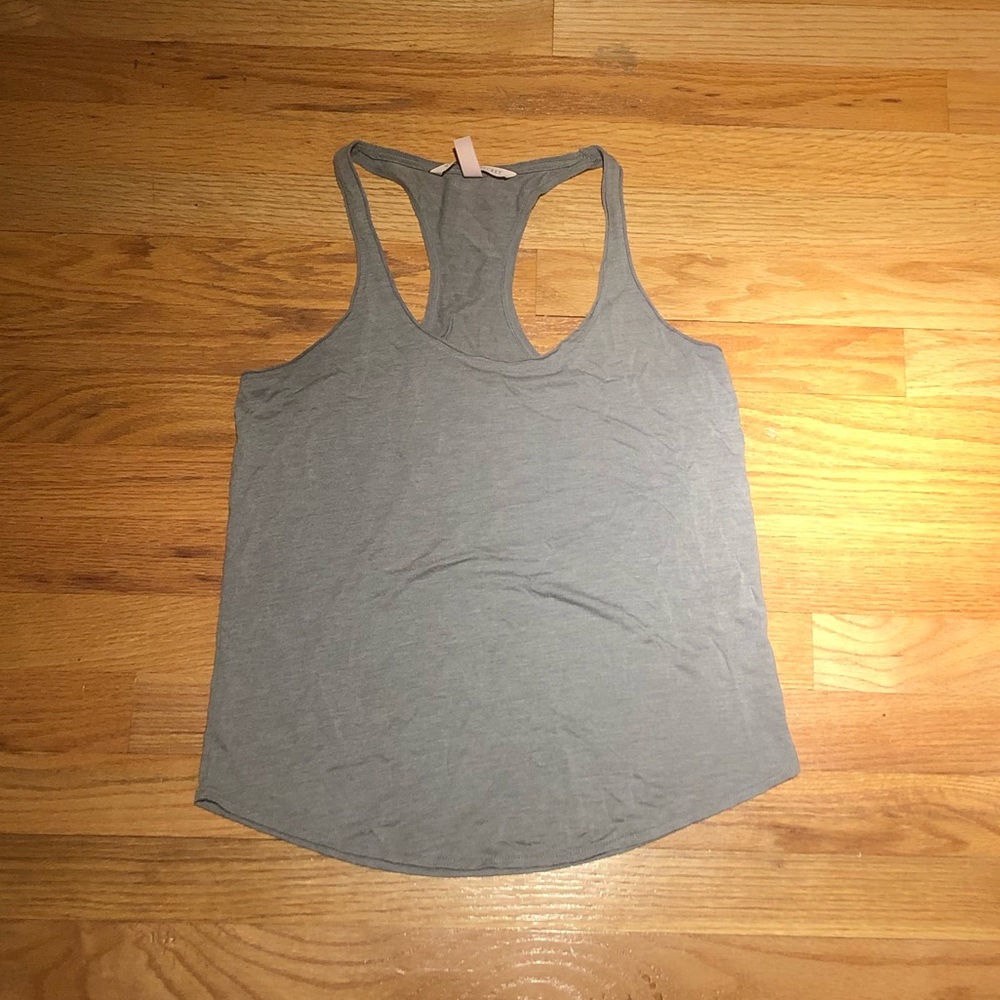 gray Victoria Secret pajama tank top